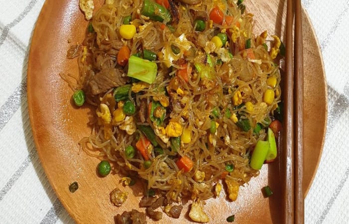 Resep  Bihun Goreng Daging Spesial Paling Mudah dan Enak