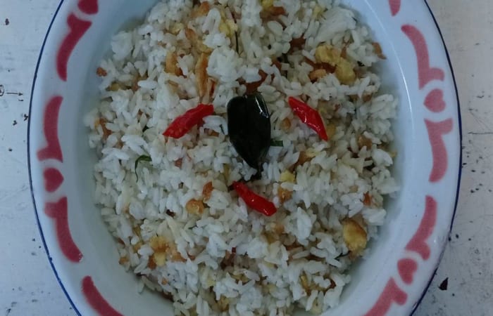 Resep  Nasi Goreng Daun Jeruk Rasanya Maknyus