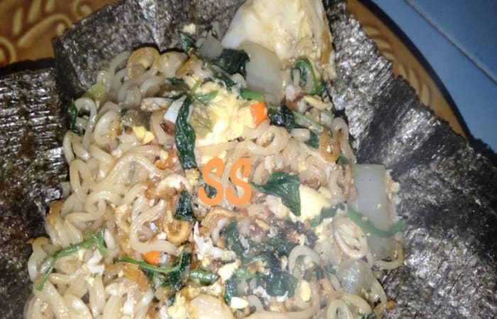 Resep Mi Bayam Nori Rasa Pecel Paling Mudah dan Enak