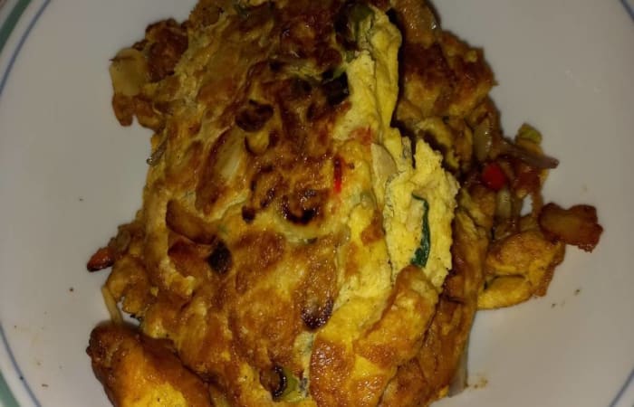 Resep Telur Dadar Daging Ayam Rasanya Maknyus