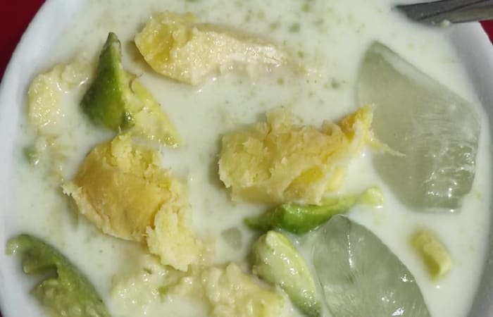 Resep Es Buah Alpukat Dan Tape Full Crem Rasanya Maknyus