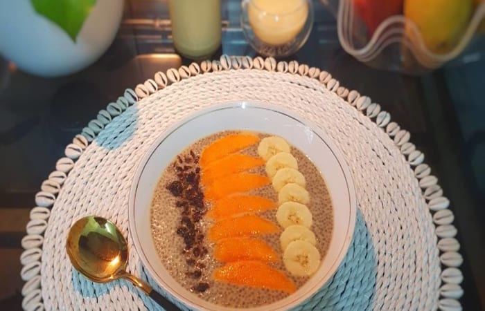 Resep  Mung Bean Milk Chia Seed Mudah dan Praktis Dihidangkan