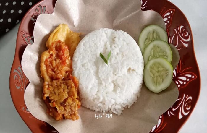 Resep Nasi Tahu Tempe Sambal Bawang Dengan Bahan Sederhana