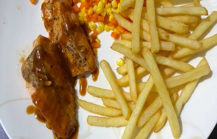 Resep Salmon Steak With Brown Sauce Dijamin Nikmat dan Mudah