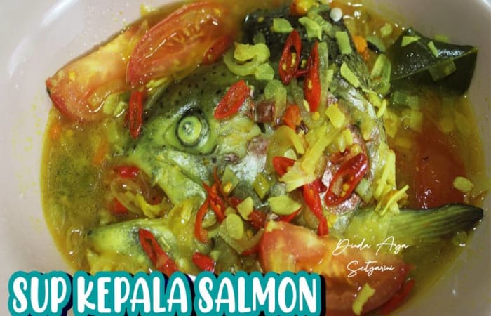 Resep Sup Kepala Salmon Dengan Bahan Sederhana