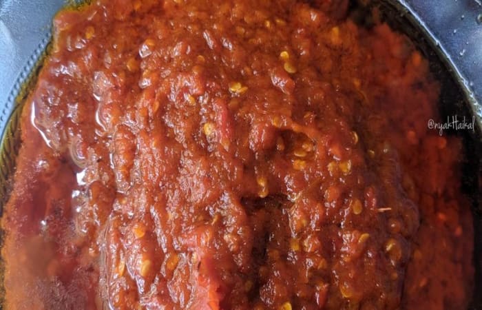 Resep Sambal Tomat Rasanya Maknyus
