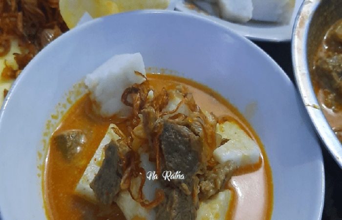 Resep Ketupat Kari Daging Sapi Dengan Bahan Sederhana