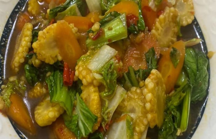 Resep Tumis Sayuran capcay Saus Teriyaki Favorit Bunda