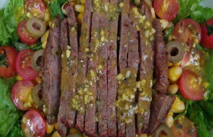 Resep My Breakfast Beef Vegetables Salad Rasanya Maknyus