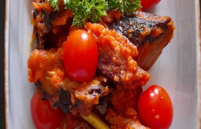 Resep Ikan Cakalang Asap asar Sous Khas Maluku Rasanya Maknyus