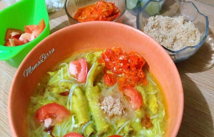 Resep Soto Ayam Lamongan Favorit Bunda