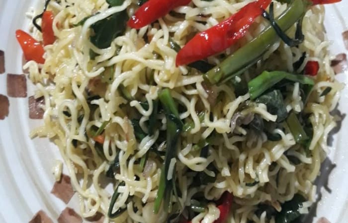Resep Oseng Mie Kangkung Rasanya Maknyus