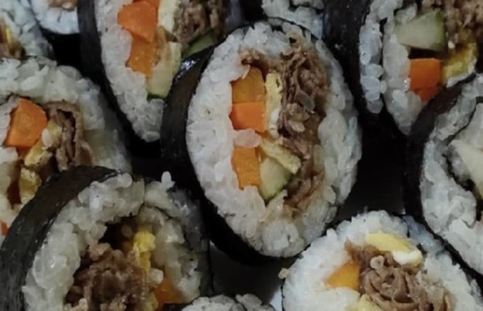 Resep Gimbap Daging Dengan Bahan Sederhana