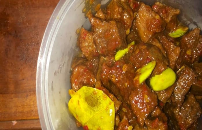 Resep Oseng Mercon Daging Favorit Bunda