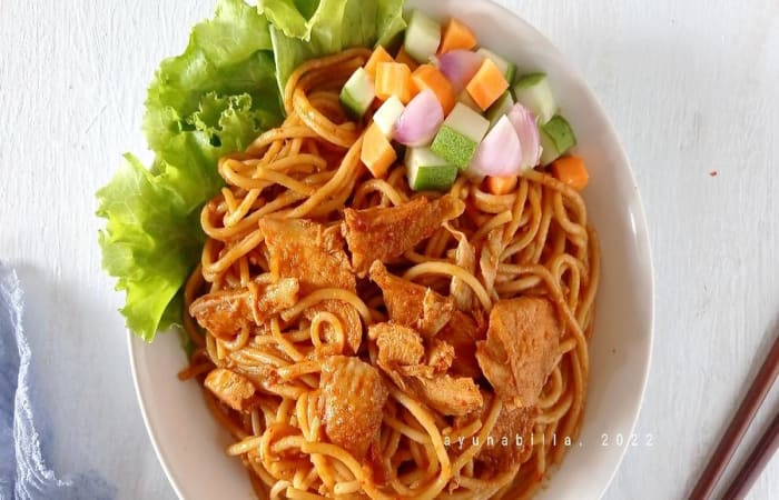 Resep Spaghetti Ala Mie Aceh Favorit Bunda