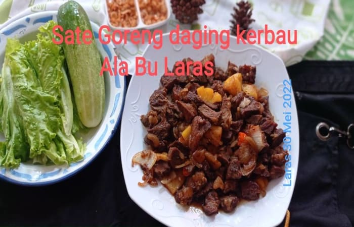 Resep Sate Goreng Daging Kerbau Ala Bu Laras Dengan Bahan Sederhana