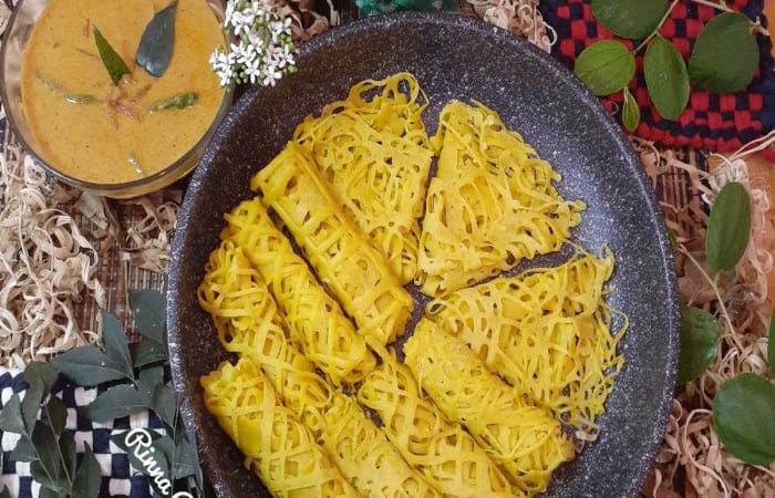 Resep Roti Jala Atau Ragit Jalo Dengan Kuah Kari Daging Favorit Bunda
