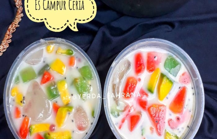 Resep Es Campur Ceria  Rasanya Maknyus