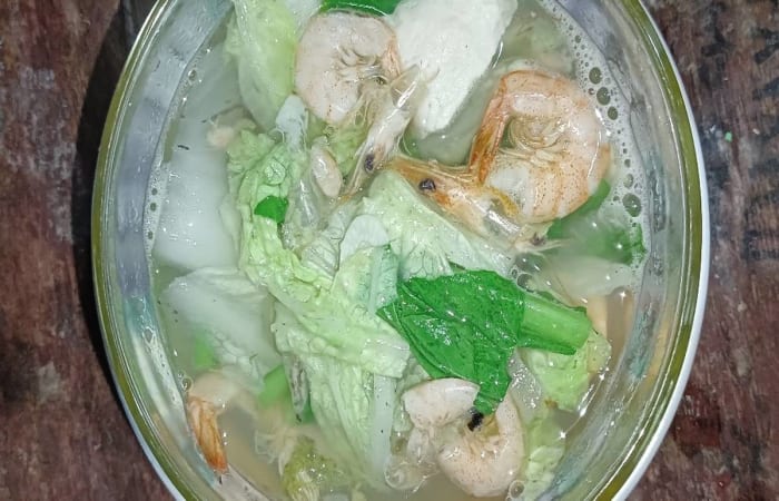 Resep Sayur Bening Toping Udang Mudah dan Praktis Dihidangkan