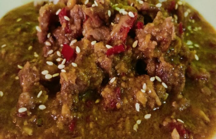 Resep  Daging sate Belanga Kuah Kacang Khas Gorontalo Favorit Bunda