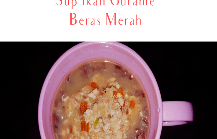 Resep Sup Ikan Gurame Beras Merah  Mpasi  Bulan Favorit Bunda
