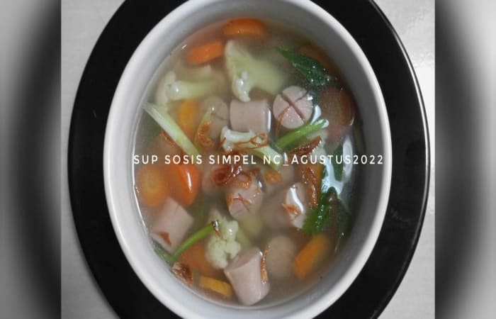 Resep Sup Sosis Simpel Paling Mudah dan Enak