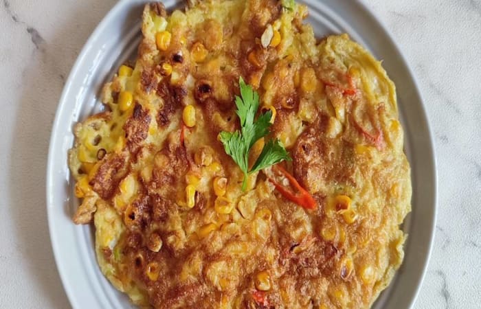 Resep Telur Dadar Jagung Favorit Bunda