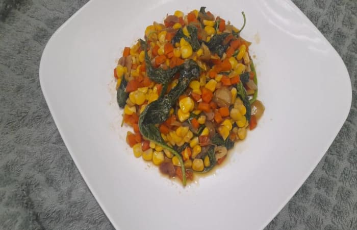 Resep Tumis Warnawarni bayam Jagung amp Wortel Rasanya Maknyus