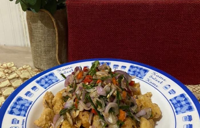 Resep Chicken Popcorn Sambal Matah Rasanya Maknyus
