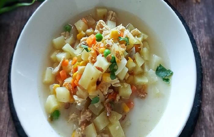 Resep Sup Ayam Jagung Kentang Paling Praktis dan Simple
