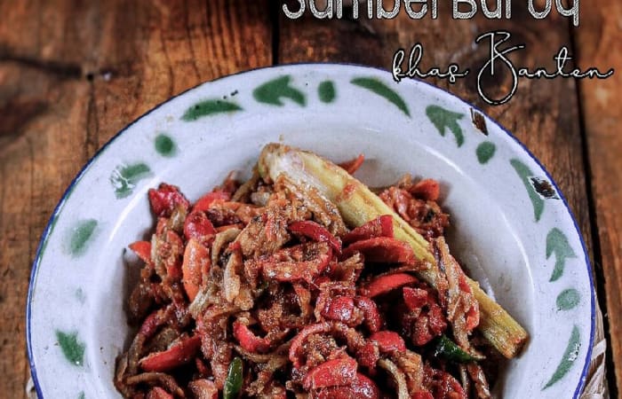 Resep Sambel Buroq Khas Banten Paling Mudah dan Enak