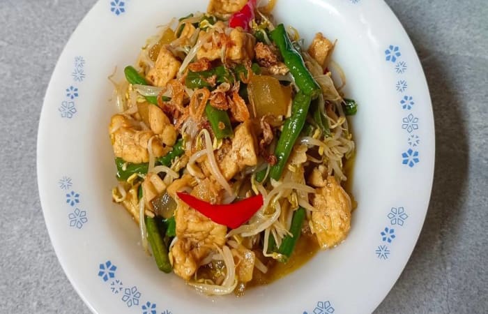 Resep Tumis Tauge Campur kacang Panjang Tahu Cecek Ikan Asin Mudah dan Praktis Dihidangkan