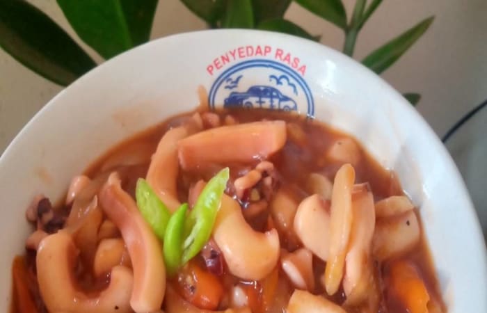 Resep Sotong Saus Padang Mudah dan Praktis Dihidangkan