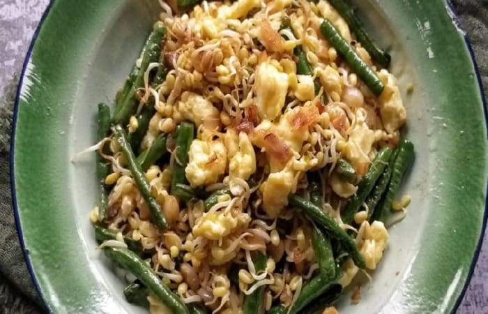 Resep Tumis Kacang Panjang Touge Telur Rasanya Maknyus