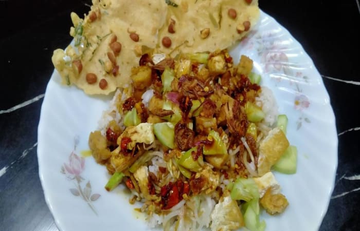 Resep  Nasi Lengko Brebes Paling Praktis dan Simple