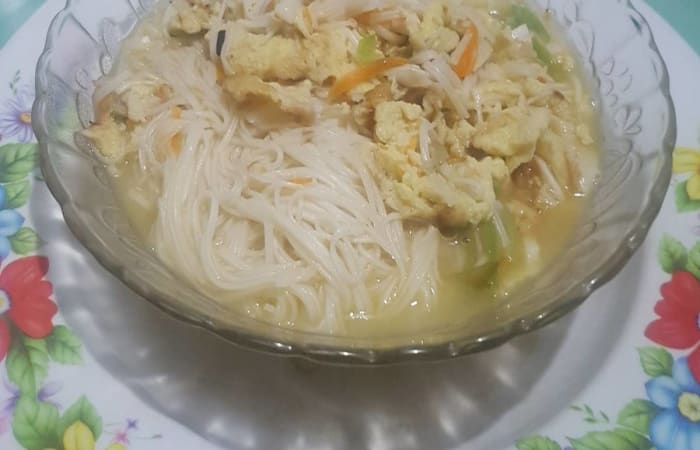 Resep  Misoa Kuah Telur Mudah dan Praktis Dihidangkan