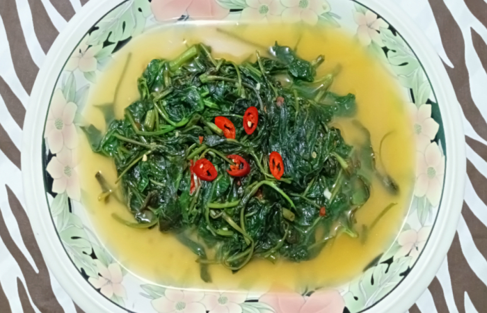 Resep  Tumis Kangkung tanpa Bunga Pepaya Khas Manado Dijamin Nikmat dan Mudah
