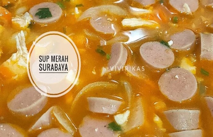 Resep Sup Merah Surabaya Favorit Bunda