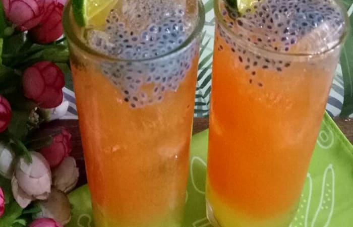 Resep  Es Sunset Papua Paling Mudah dan Enak