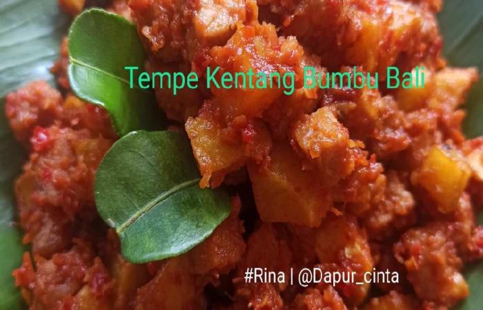 Resep Kentang Tempe Bumbu Bali Favorit Bunda