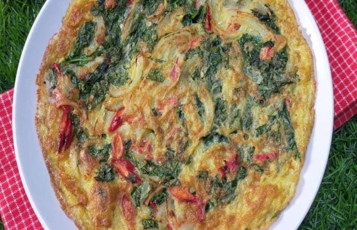 Resep Omelette Onion Spinach Paling Mudah dan Enak