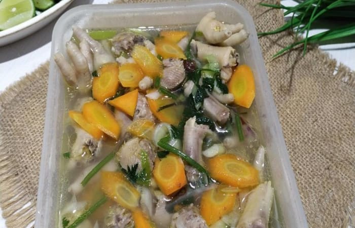Resep Sop Ceker Bumbu Iris Dengan Bahan Sederhana