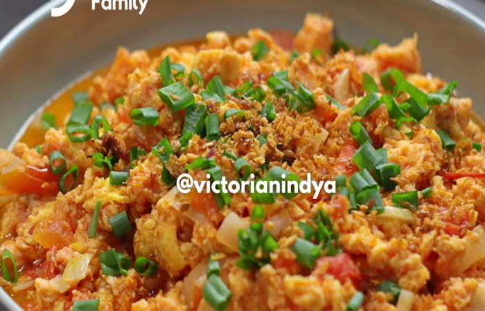 Resep Chinese Egg Tomato Stir  Fry Paling Mudah dan Enak