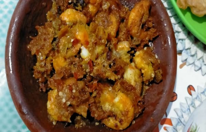 Resep Udang Krispi Sambal Geprek Rasanya Maknyus