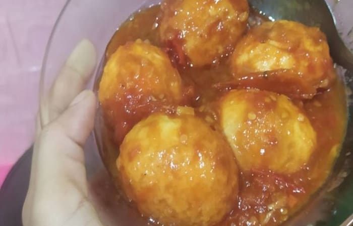 Resep Balado Telur Pedas Manis Favorit Bunda