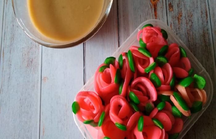 Resep Roti Jala Bunga Mawar Kuah Kinca Paling Praktis dan Simple