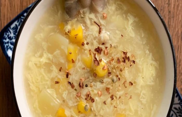 Resep Soup Telur Jagung Paling Mudah dan Enak