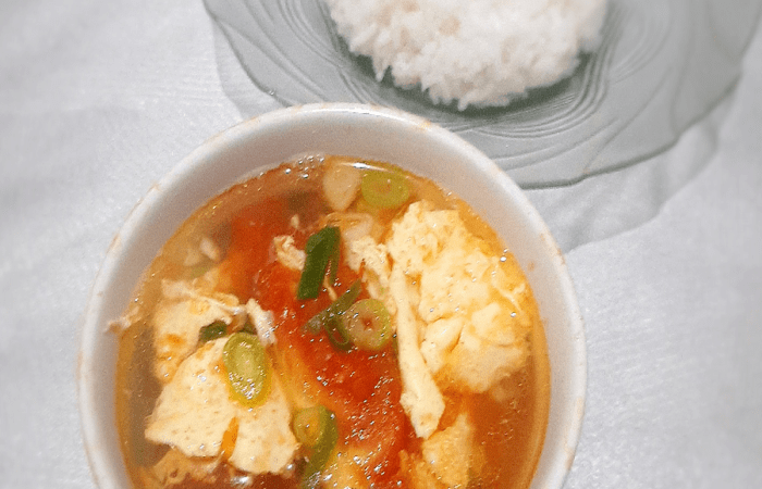 Resep Tan Hua Tang sup Tomat Telur Rasanya Maknyus