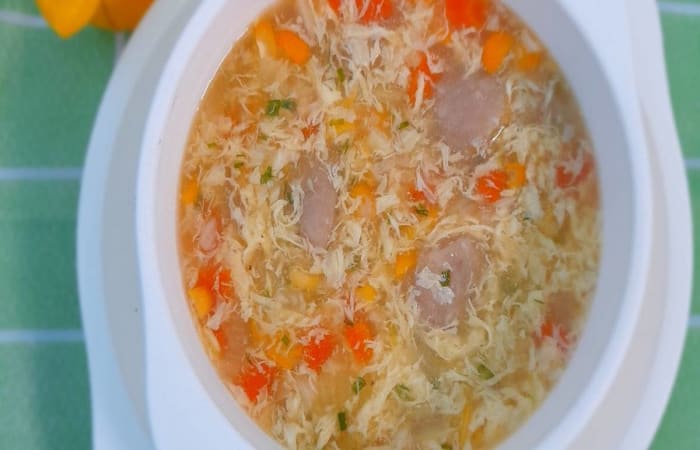 Resep Sup Telur Jagung Mpasi 1 Paling Praktis dan Simple