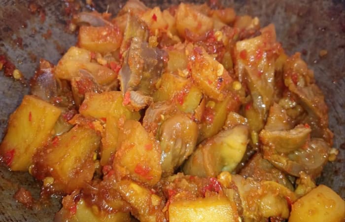 Resep Sambal Kentang Ampela Rasanya Maknyus